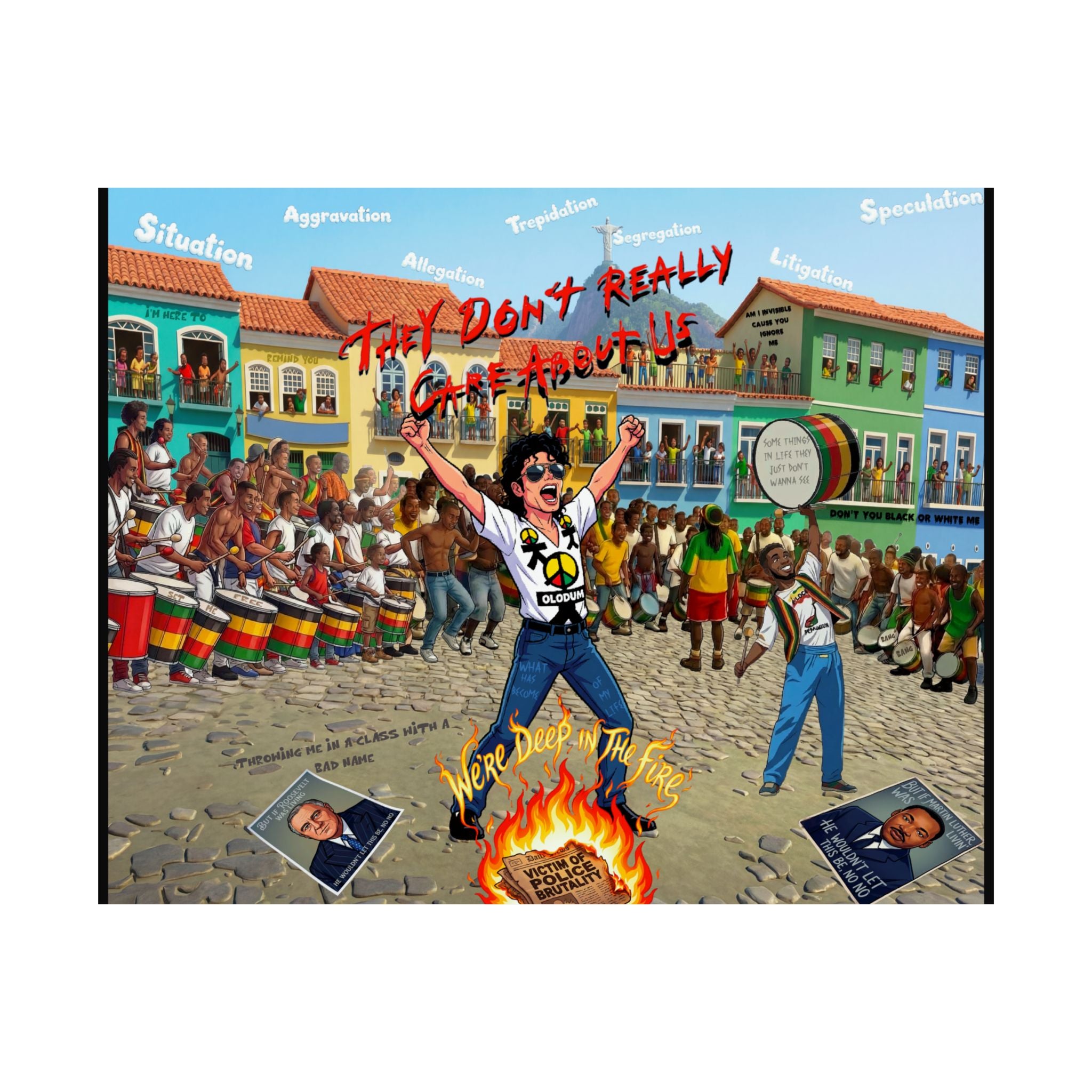 Michael Jackson They Don't Care About Us Poster