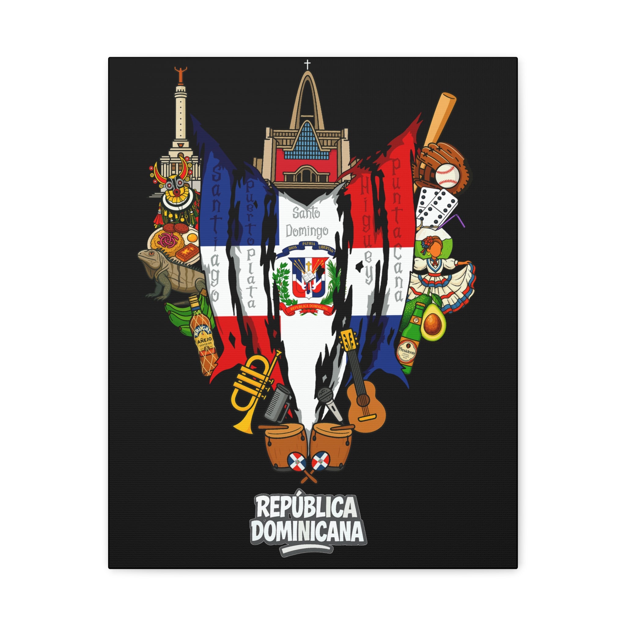 Dominican Republic Canvas