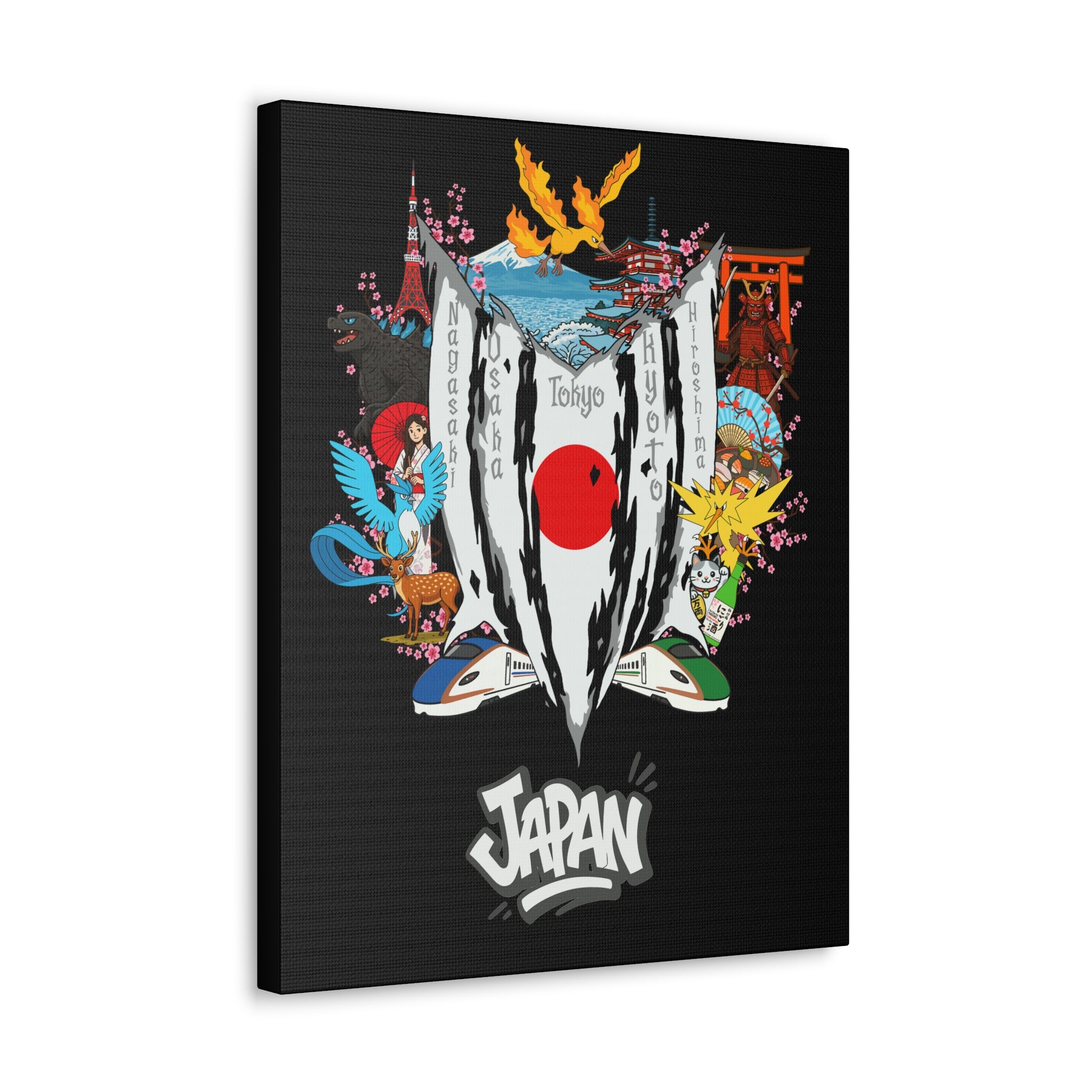 Japan (Legendary Zap-Art-Mol Version) Canvas