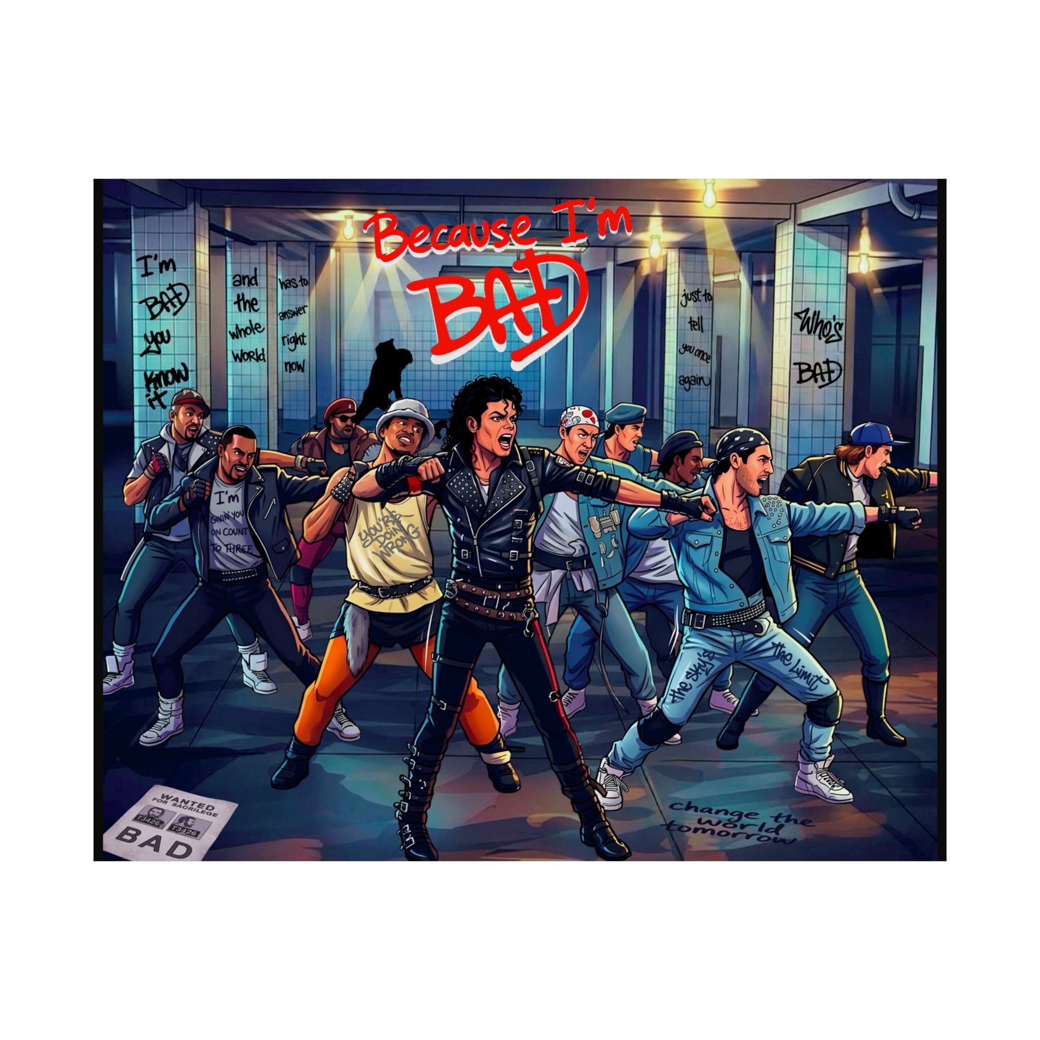 Michael Jackson Bad Poster