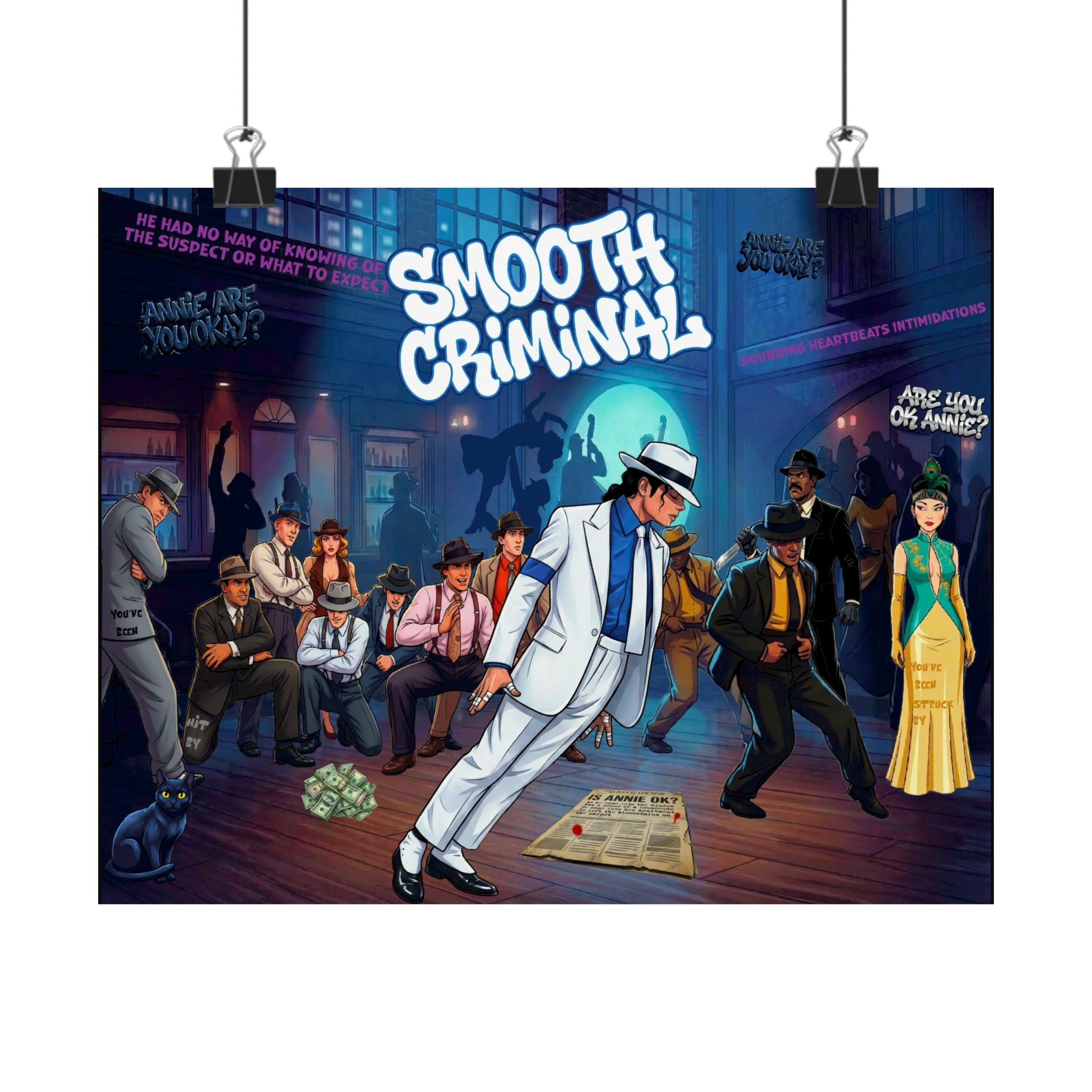 Michael Jackson Smooth Criminal Poster