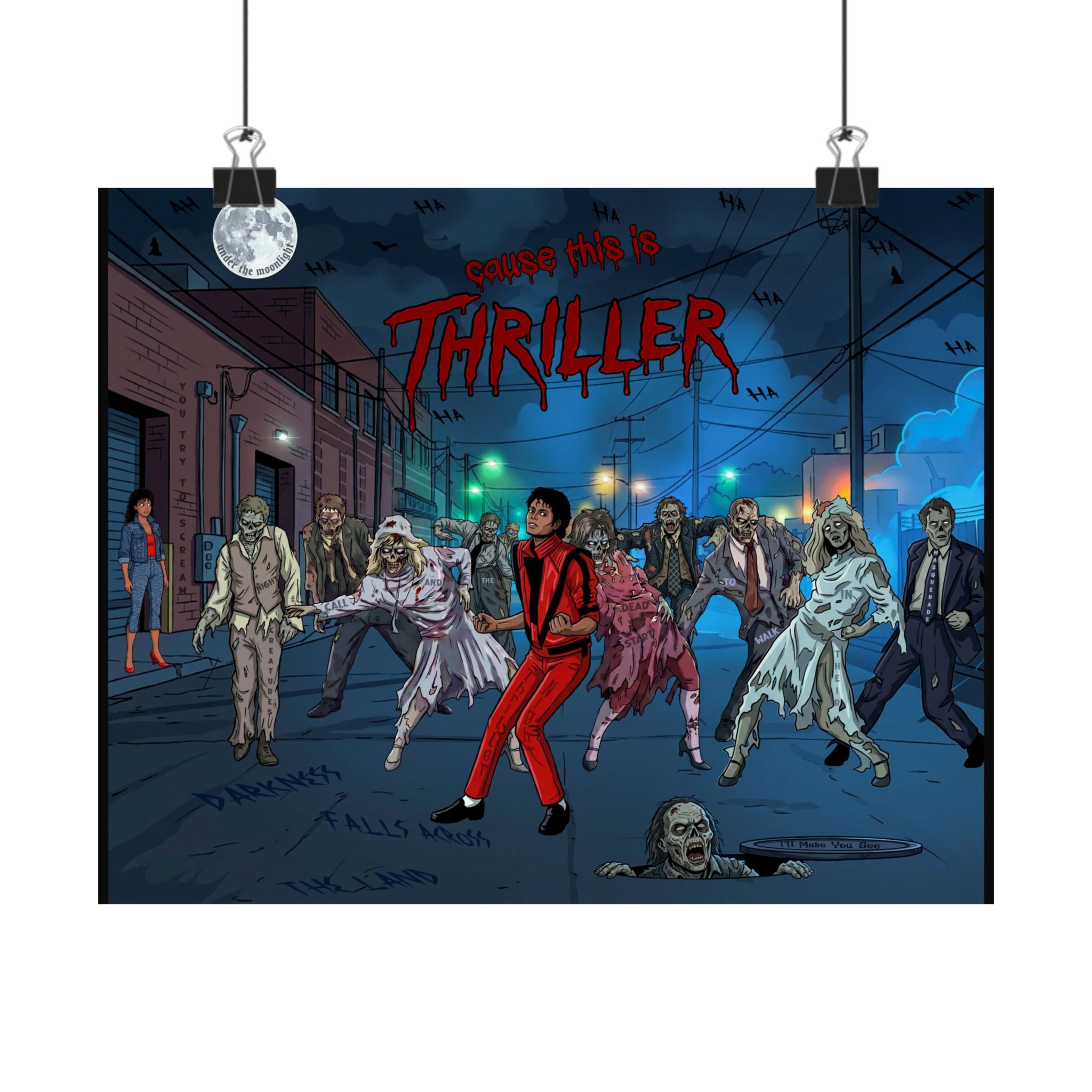 Michael Jackson Thriller Poster