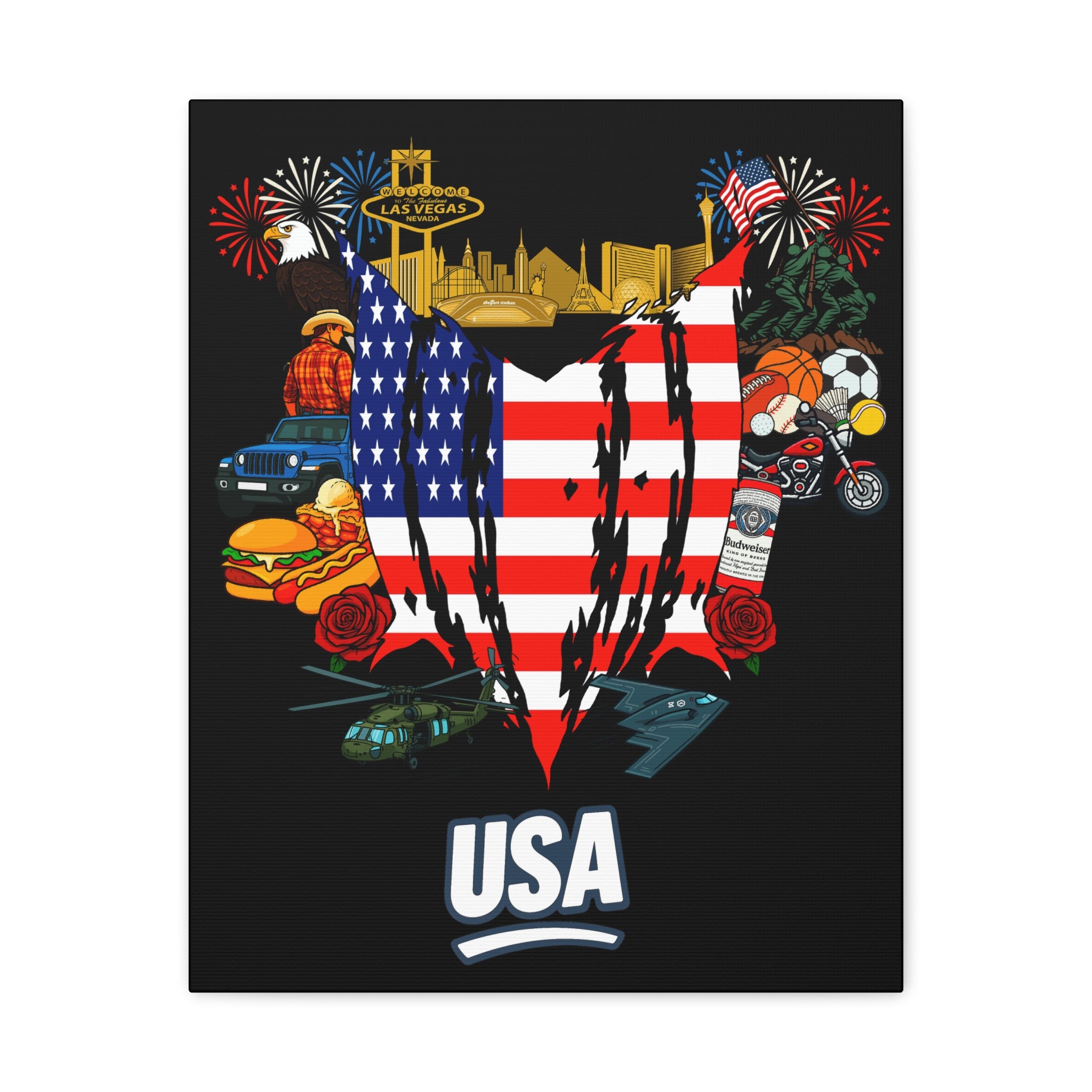 USA LV Canvas