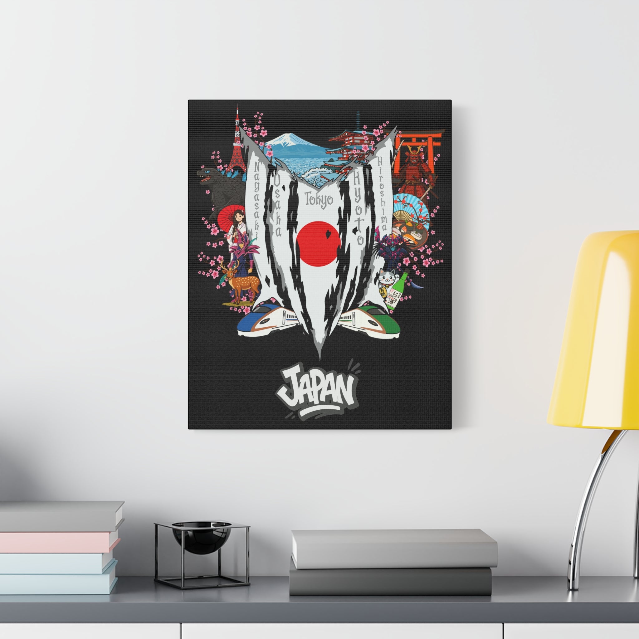 Japan (blackchaos Version) Canvas