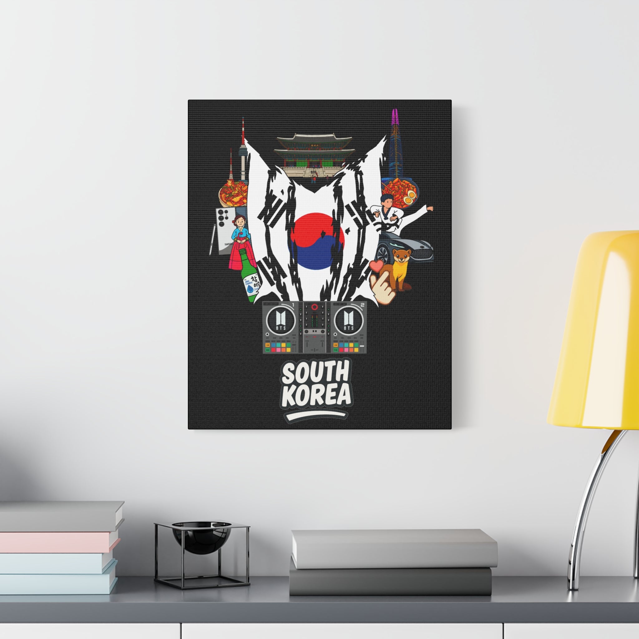 South Korea (BTS) Canvas