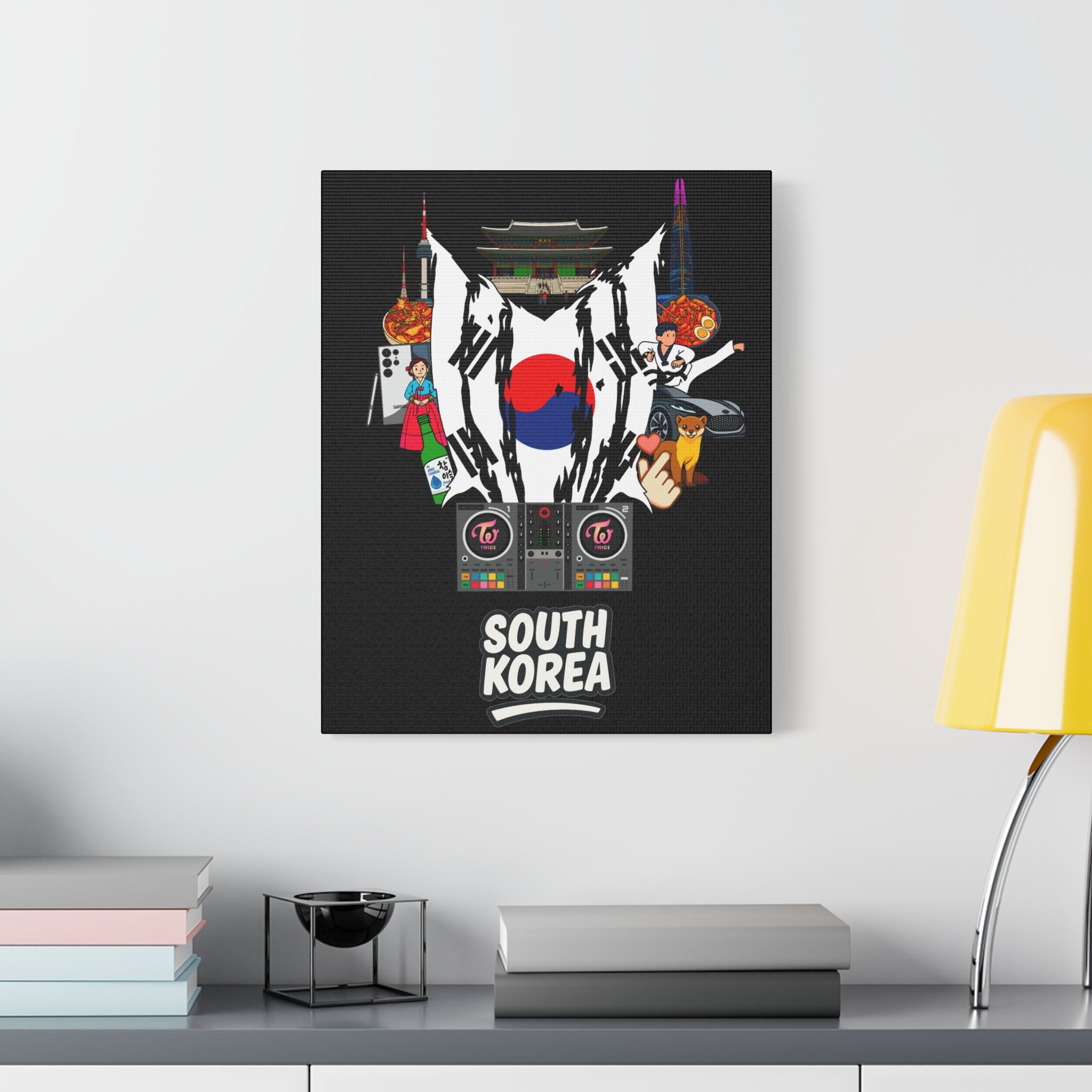 South Korea (Twice) Canvas