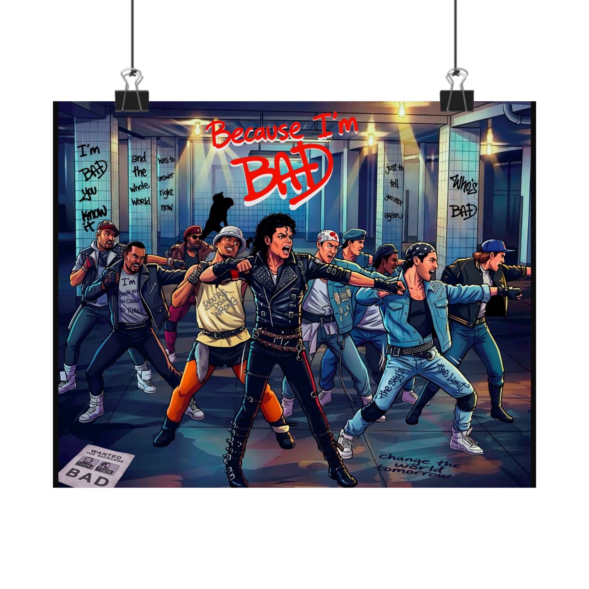 Michael Jackson Bad Poster