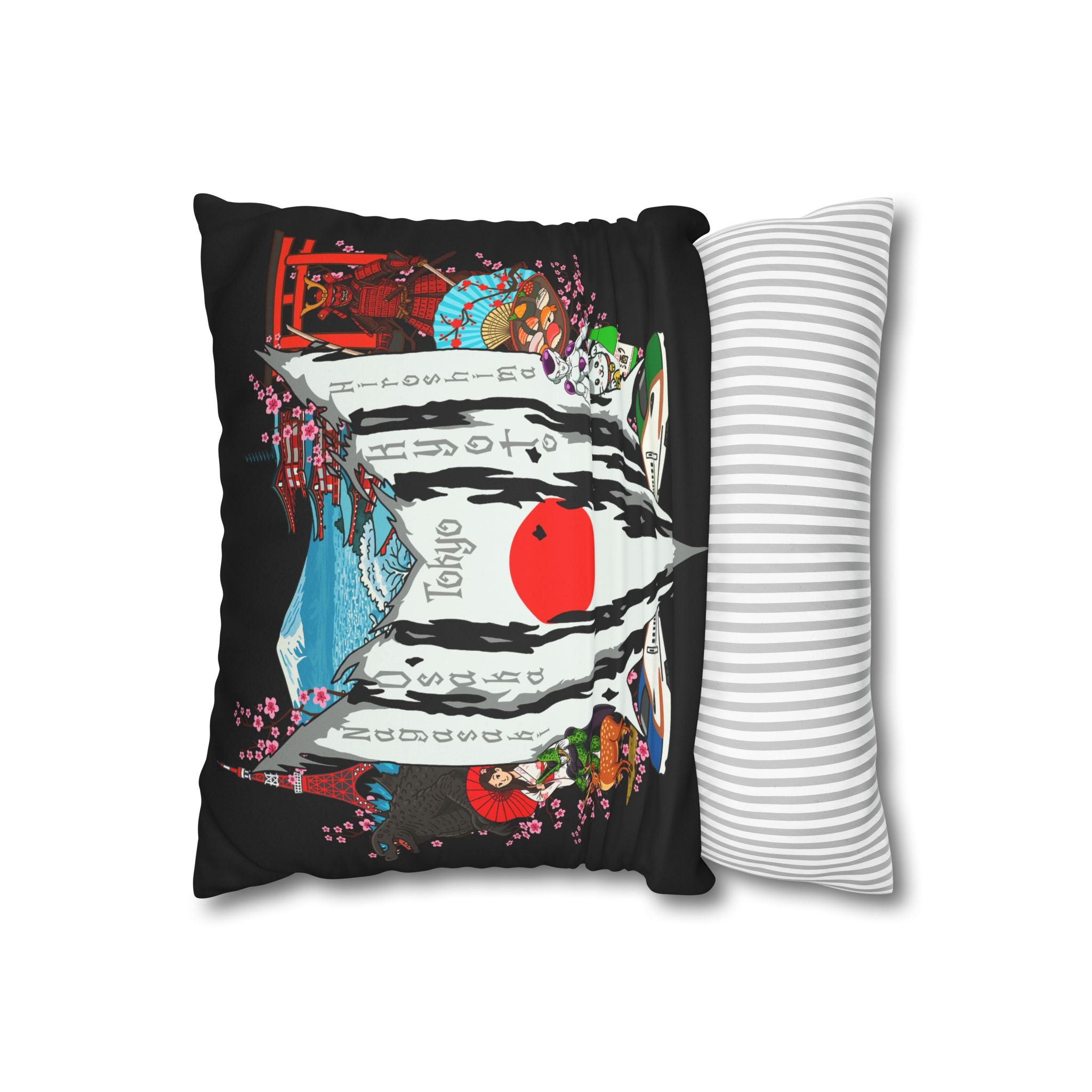 Japan CellFrie Square Pillowcase 14x14