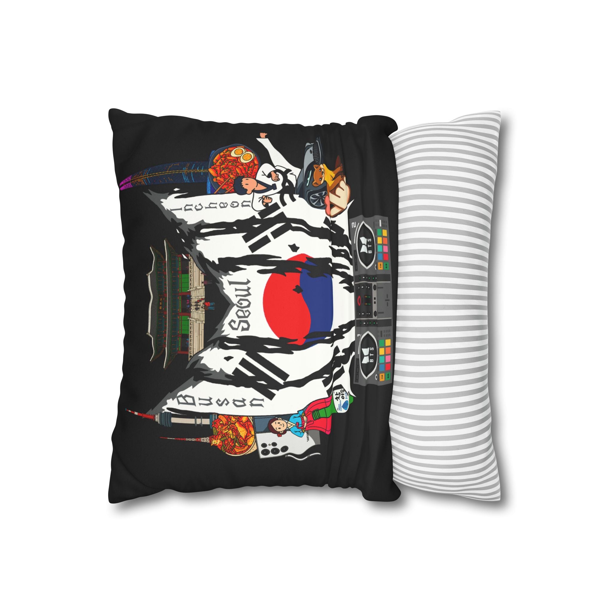 South Korea (BTS) Square Pillowcase 14x14