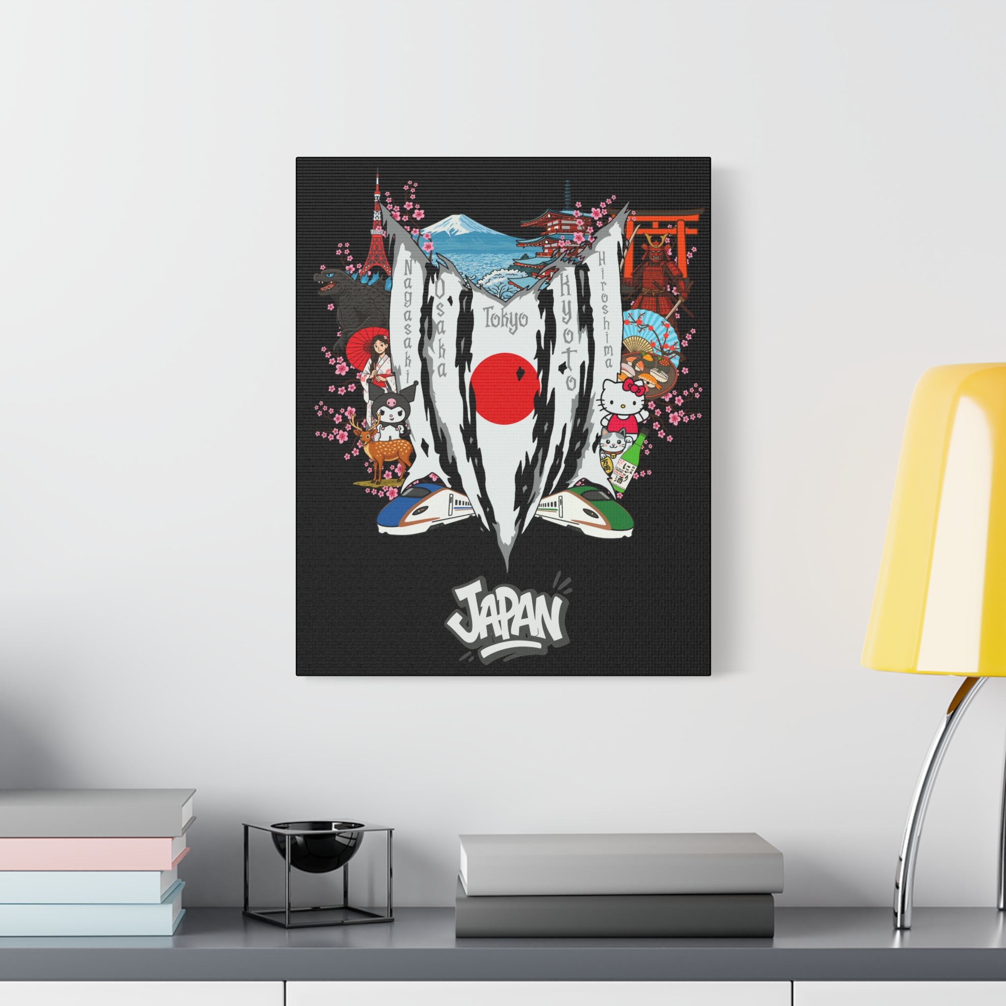 Japan (hellokitty Version) Canvas