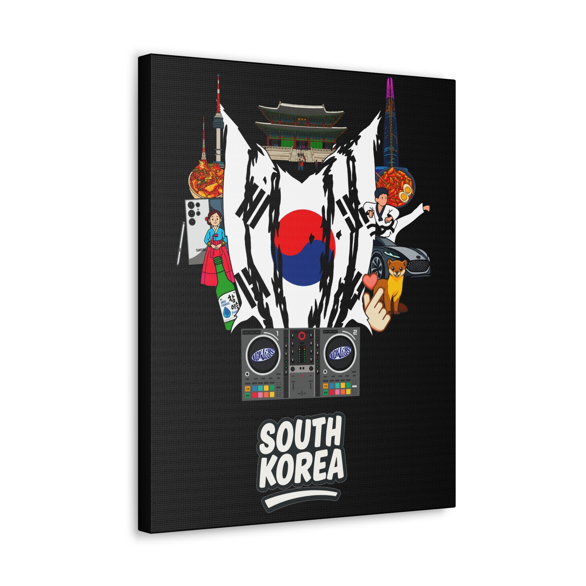 South Korea (New Jeans) Canvas