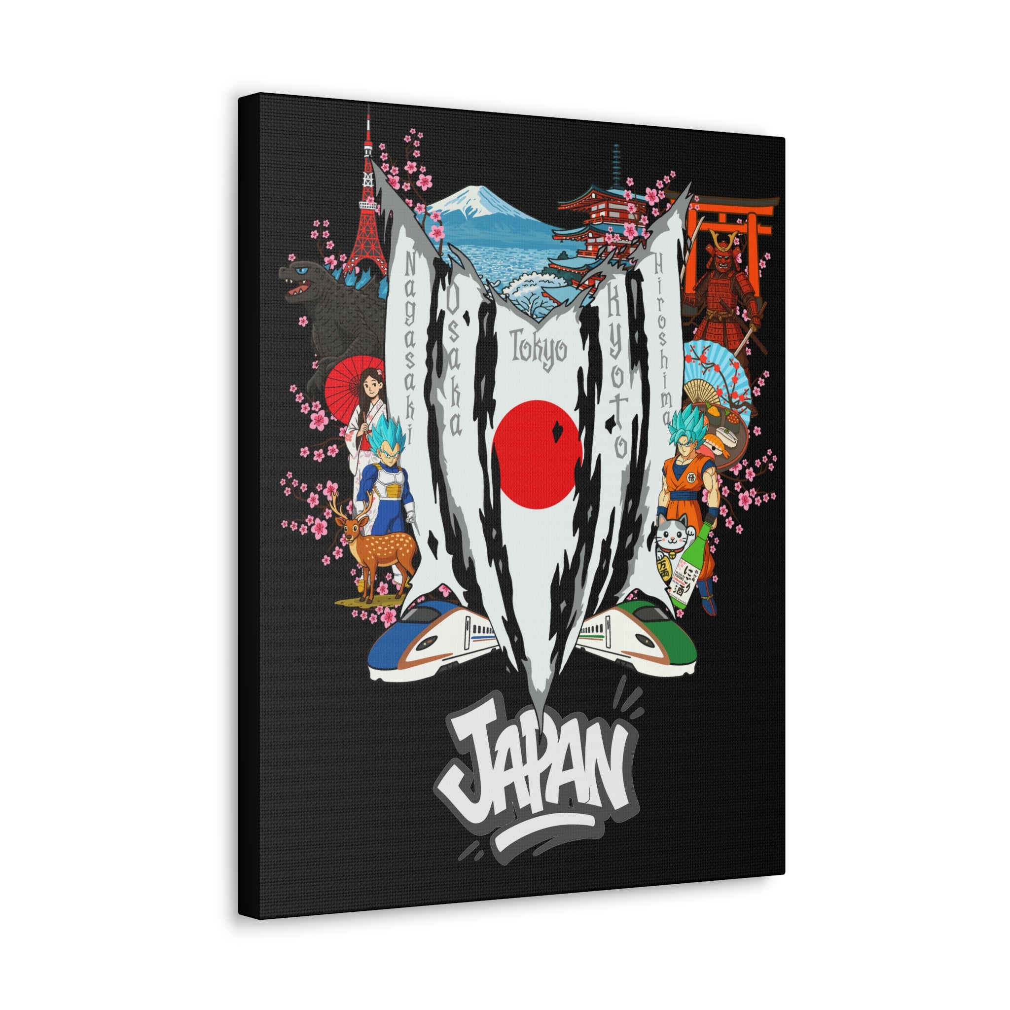 Japan (DBZ GoVeg Version) Canvas