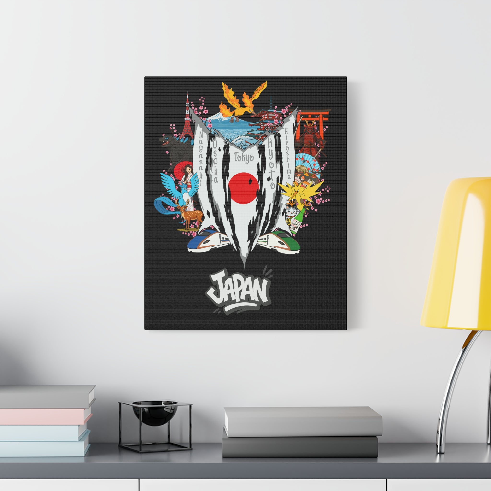 Japan (Legendary Zap-Art-Mol Version) Canvas