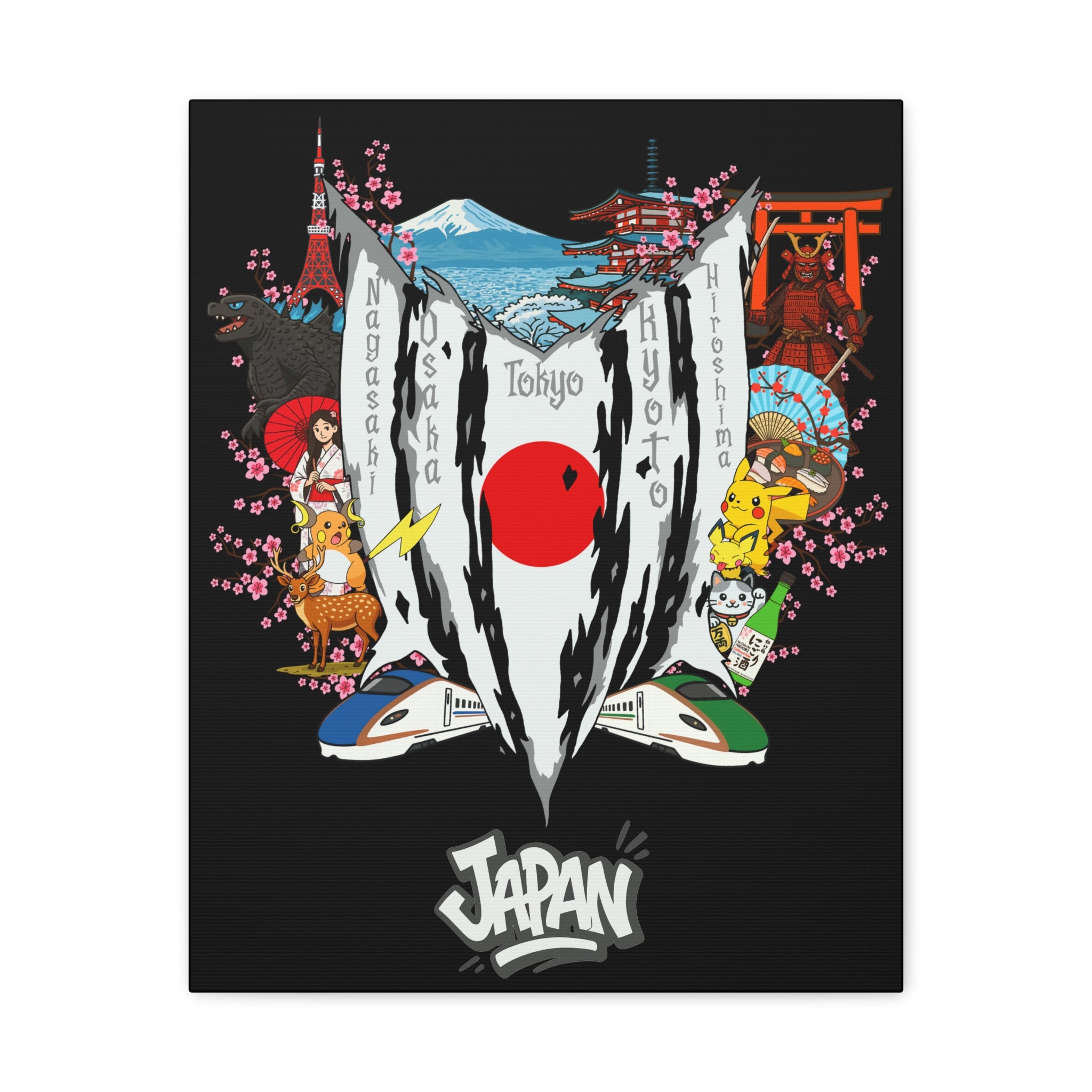 Japan (Pika Version) Canvas