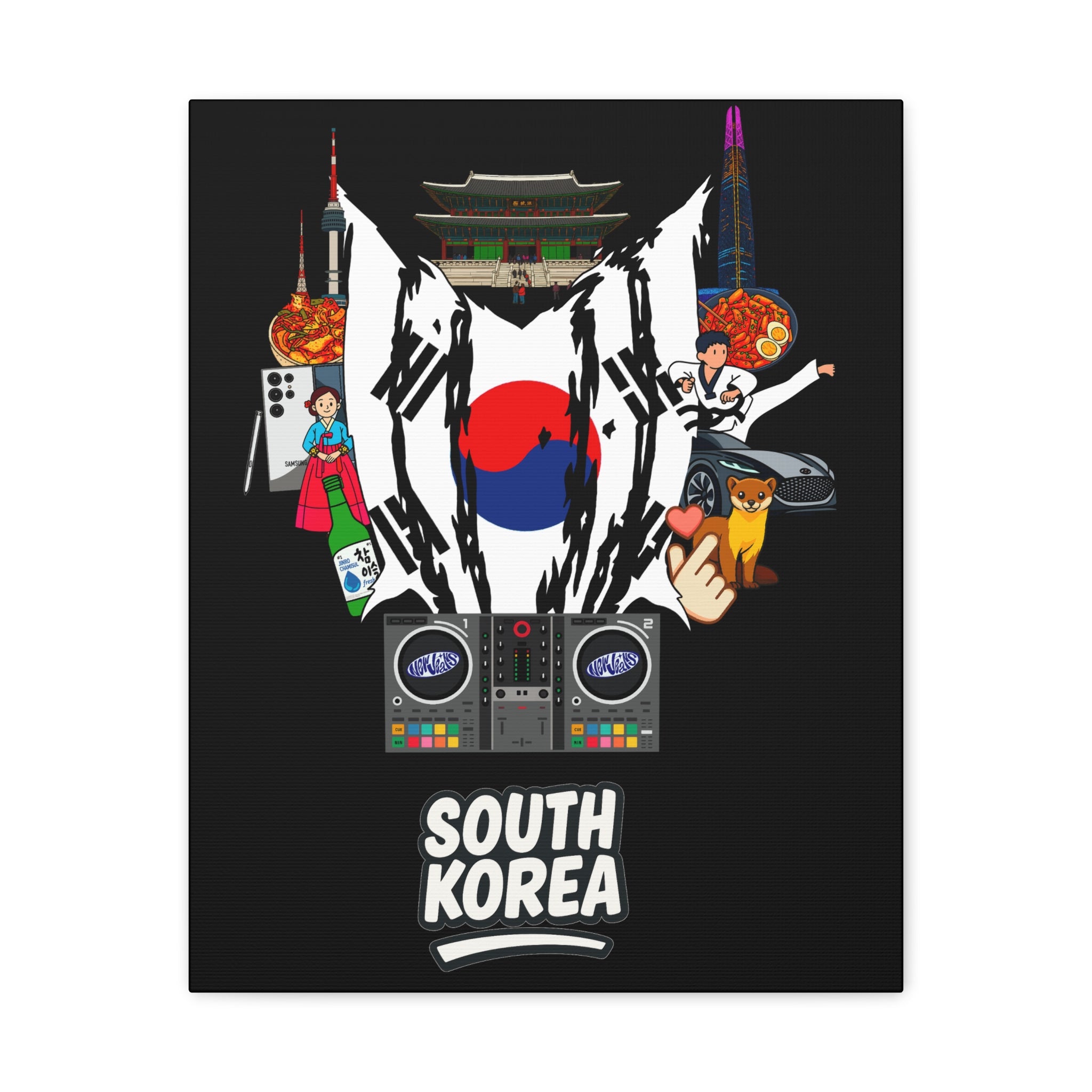 South Korea (New Jeans) Canvas