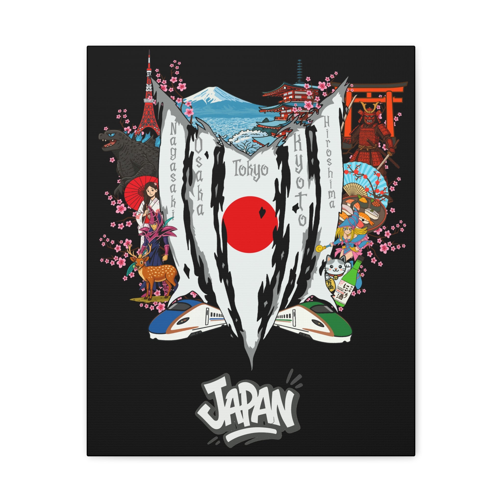 Japan (DarkMagGirl Version) Canvas