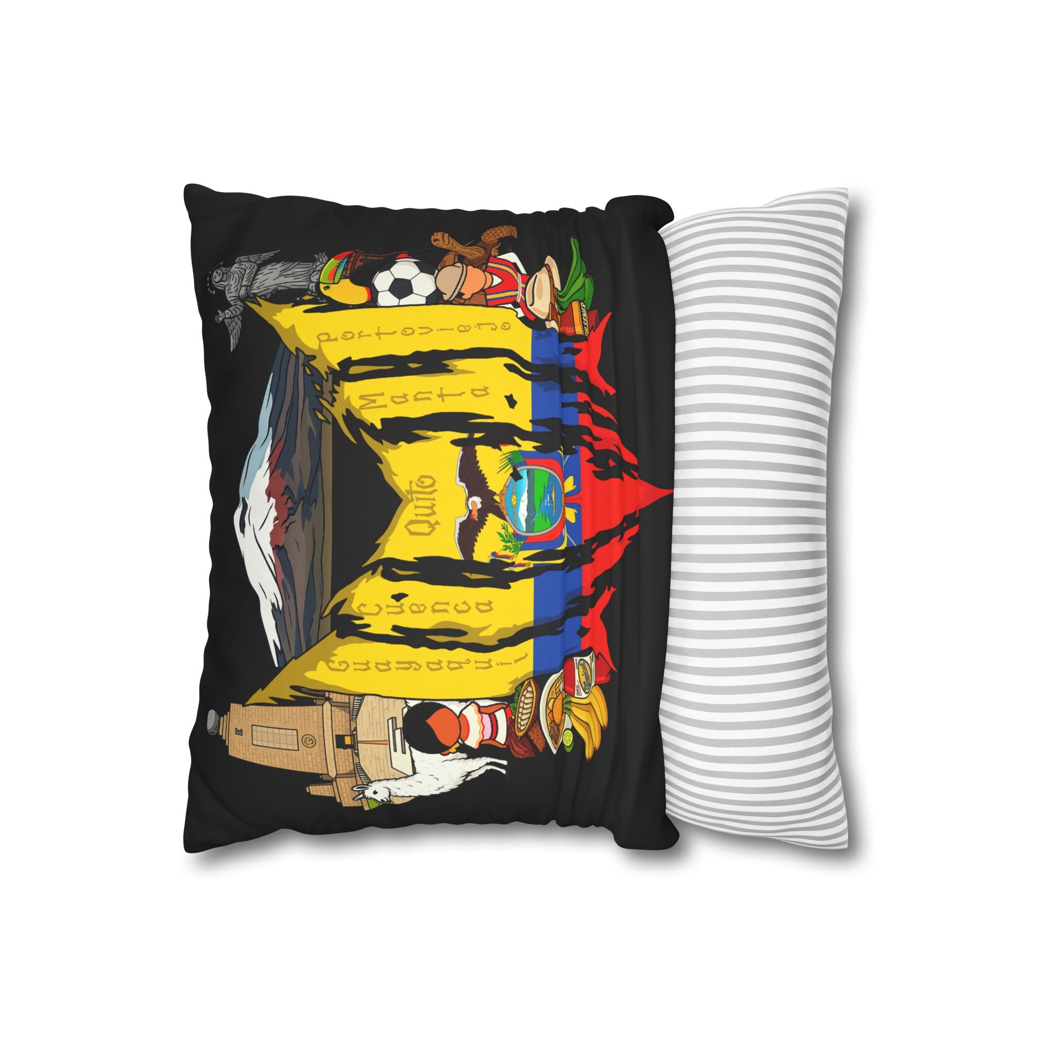 Ecuador Square Pillowcase 14x14