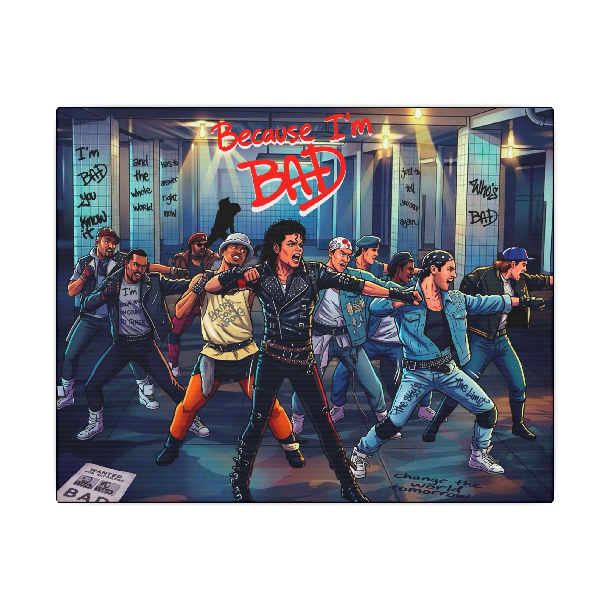 Michael Jackson Bad Collage