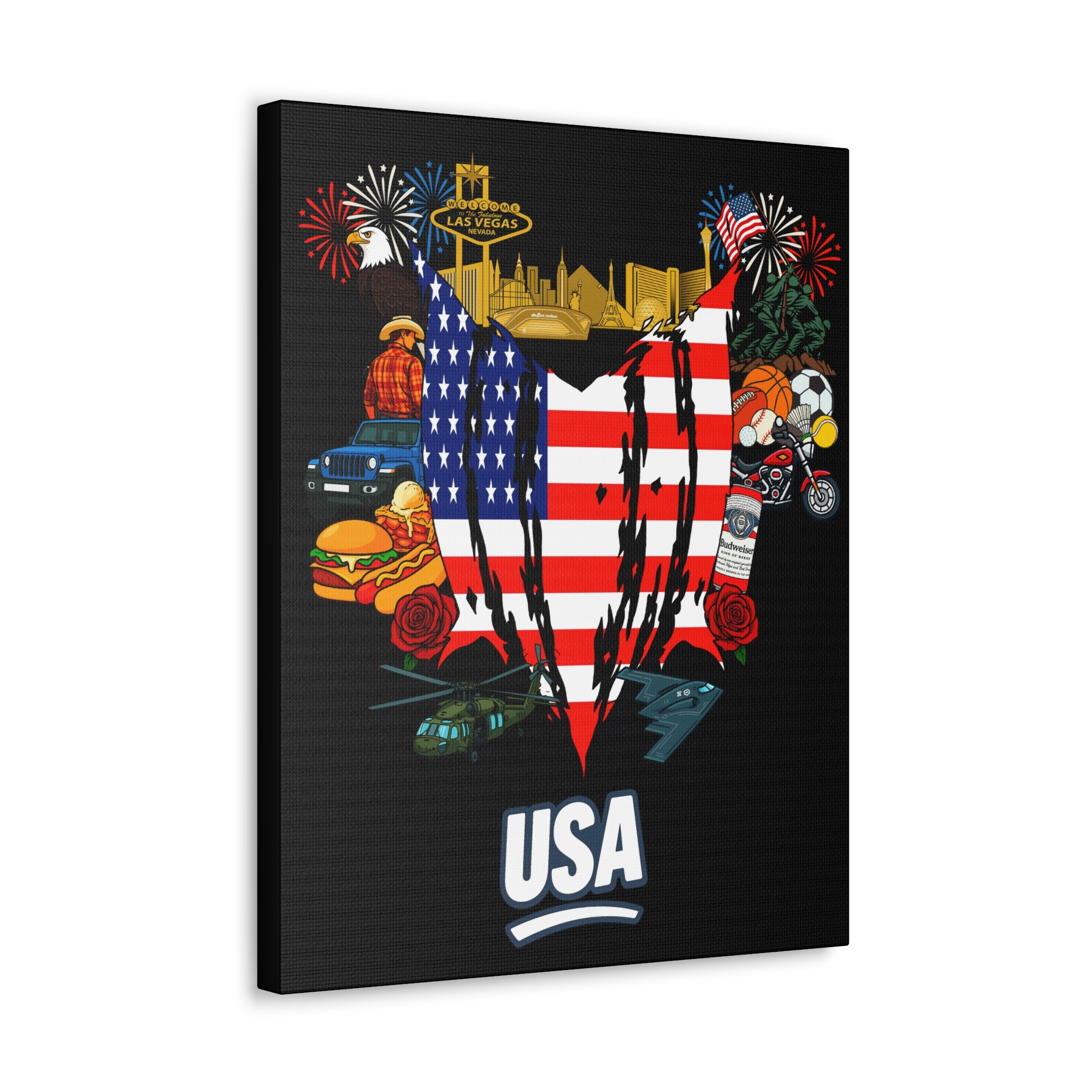 USA LV Canvas