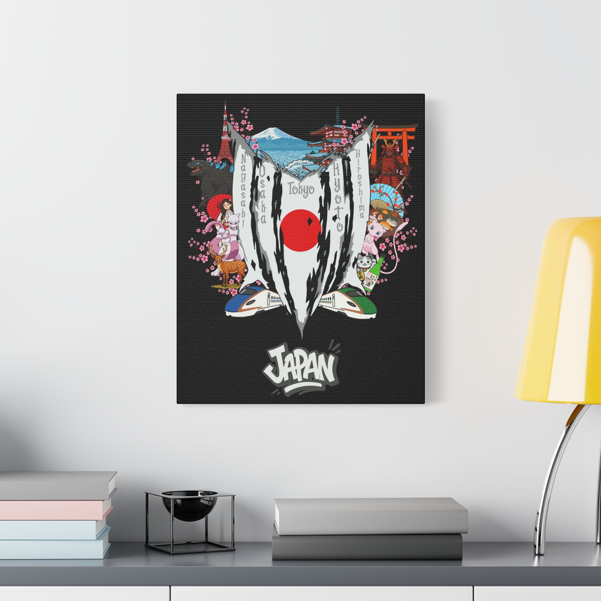 Japan (Mew2 Poke Version) Canvas
