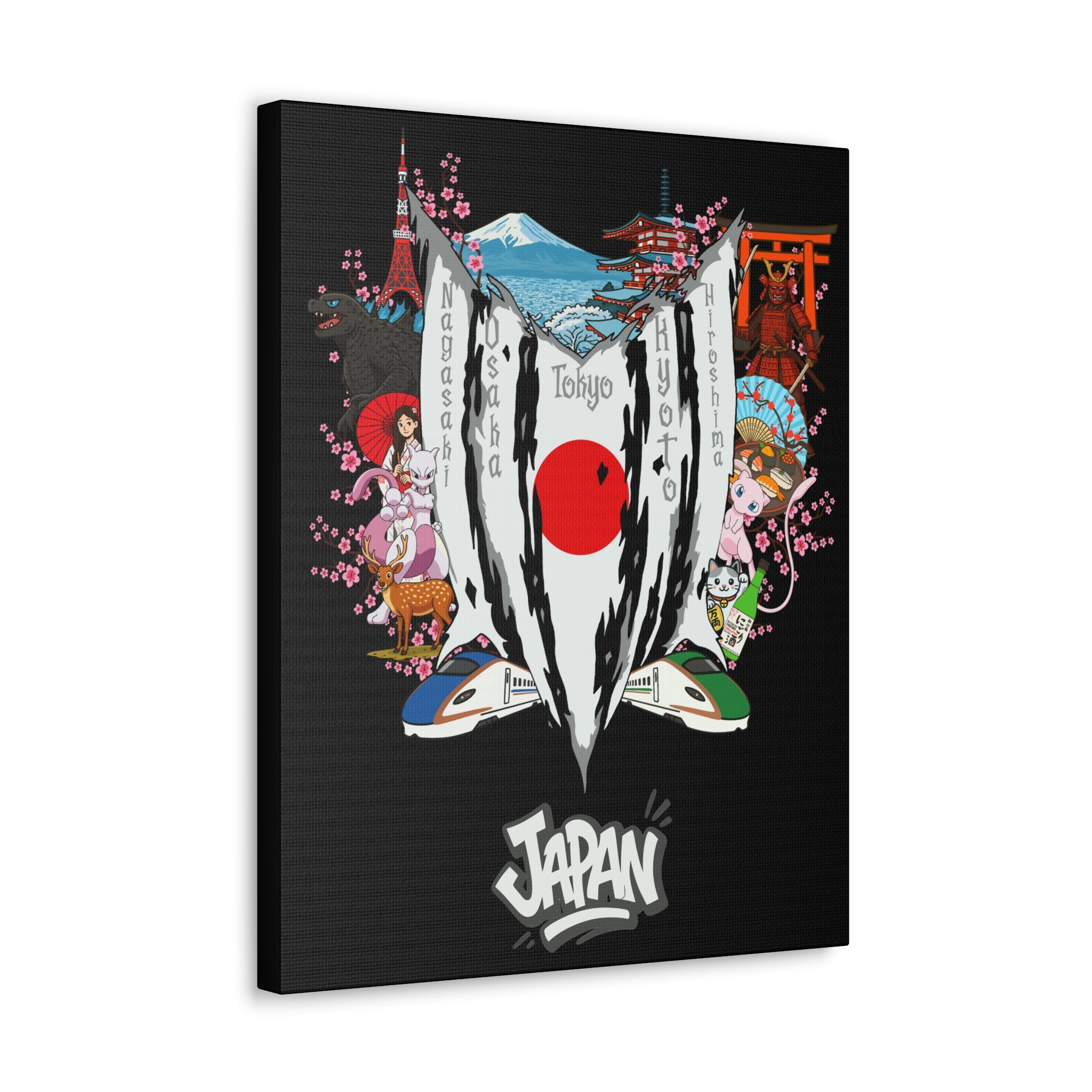 Japan (Mew2 Poke Version) Canvas