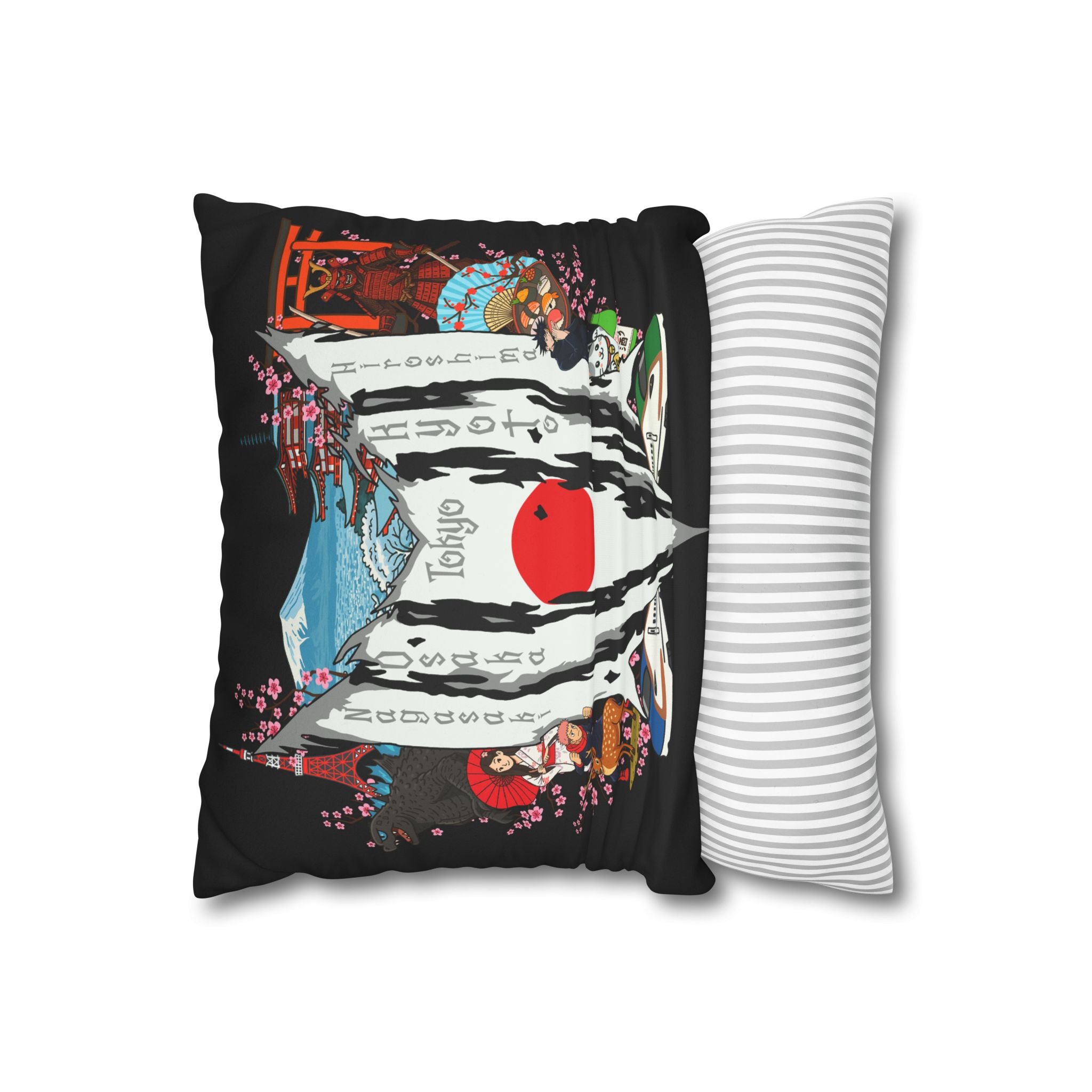Japan Juju Square Pillowcase 14x14
