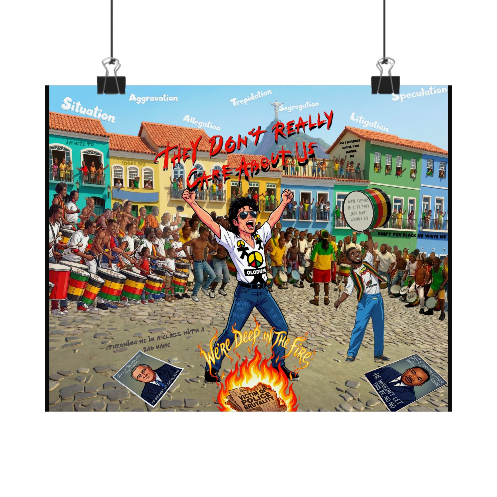 Michael Jackson They Don't Care About Us Poster