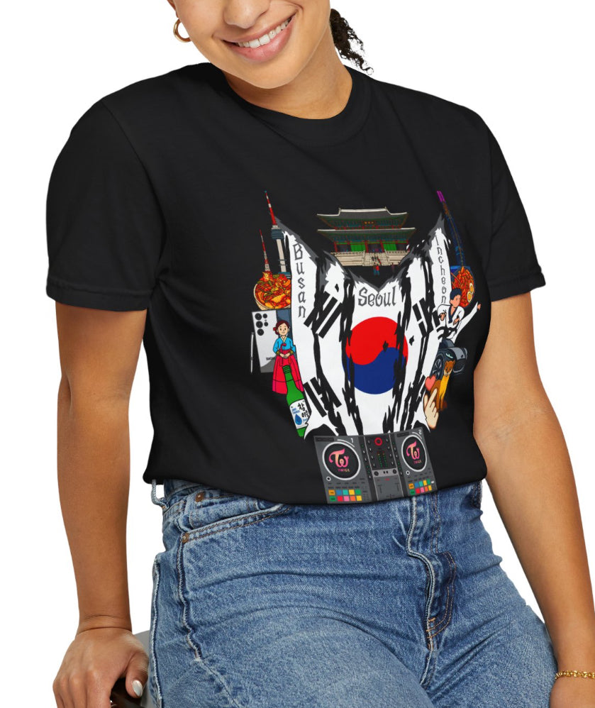 South Korea Collage T Shirt (Twice Version)