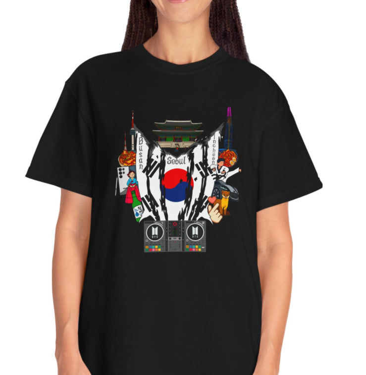South Korea Collage T Shirt (BTS Version)