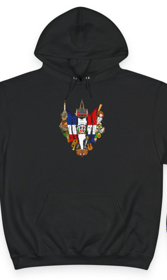 Dominican Republic Collage Hoodie