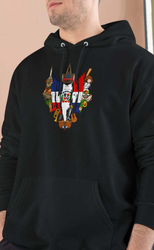 Dominican Republic Collage Hoodie
