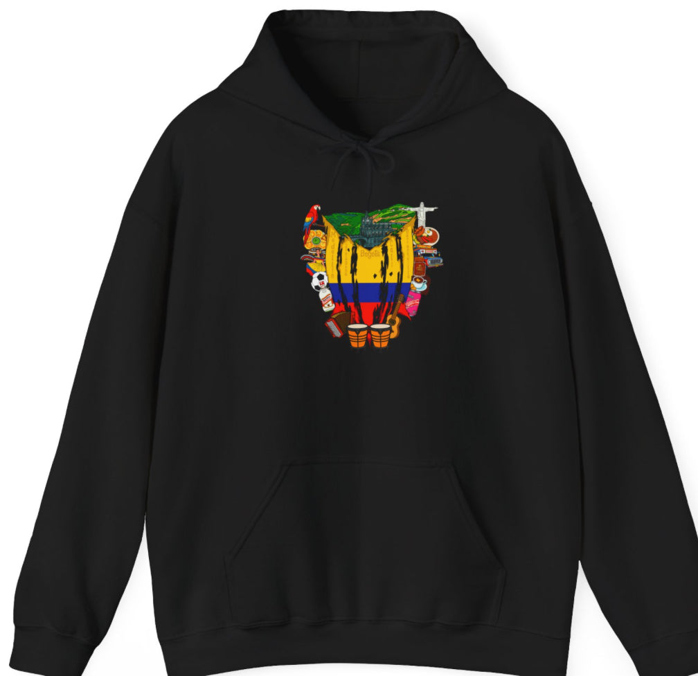 Colombia Collage Hoodie