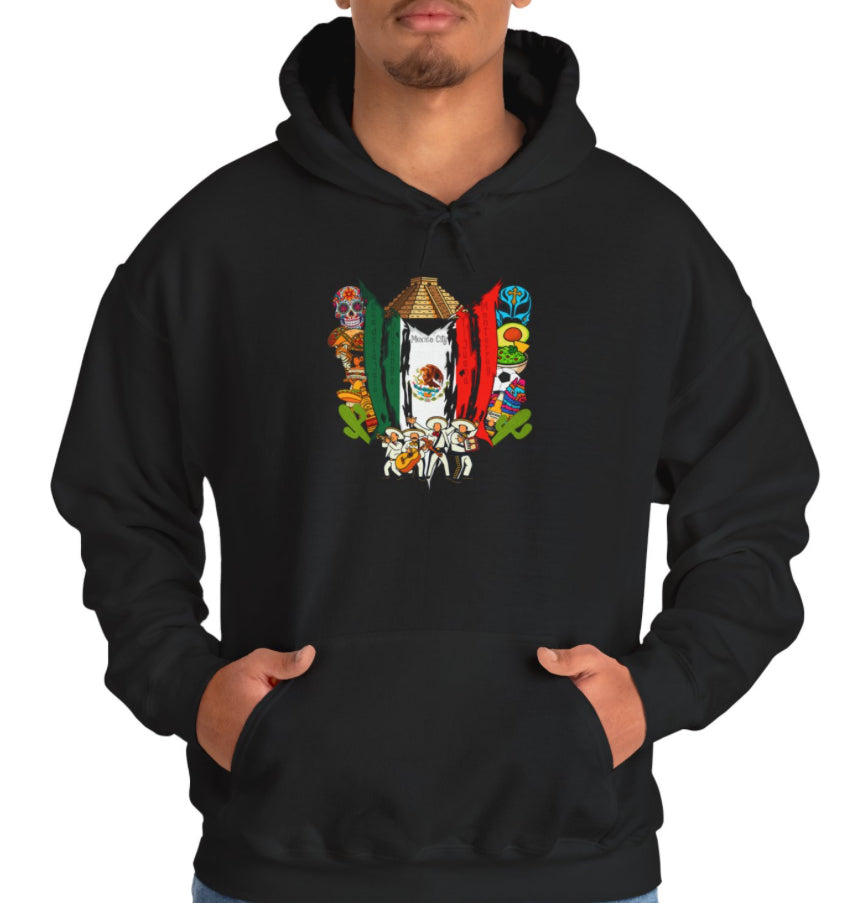 Mexico Corona Collage Hoodie