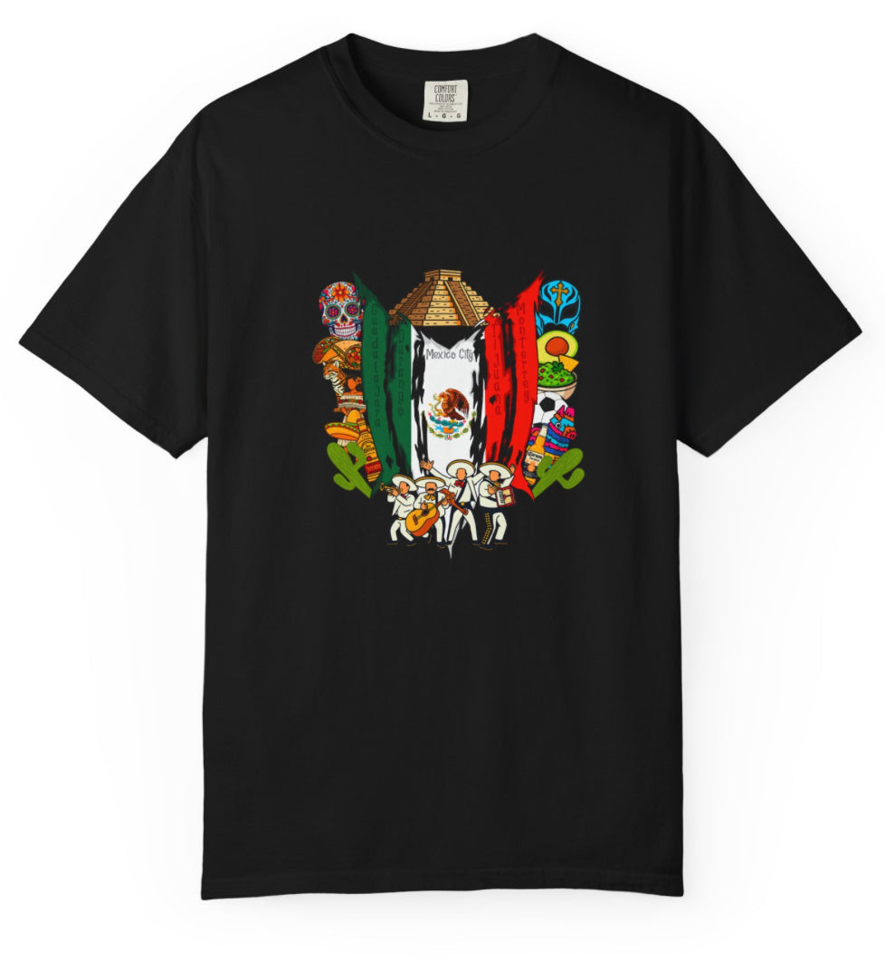 Mexico Corona Collage T Shirt