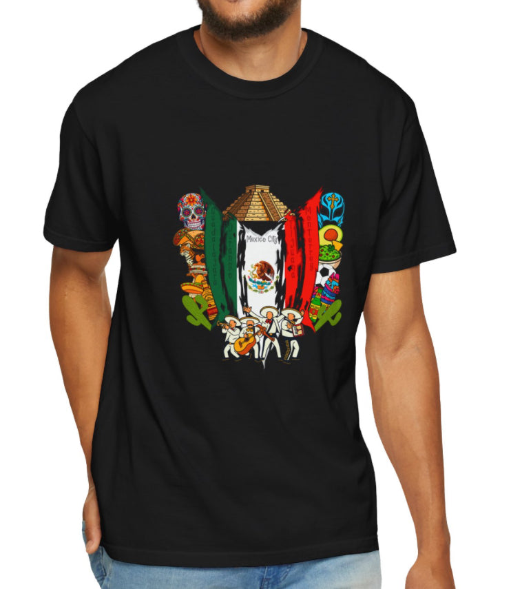 Mexico Dos Eq Collage T Shirt