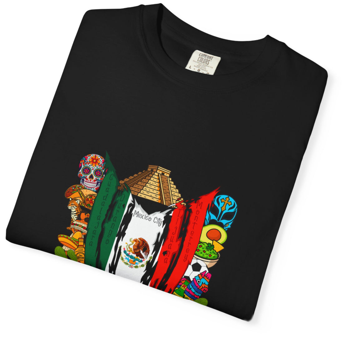 Mexico Dos Eq Collage T Shirt