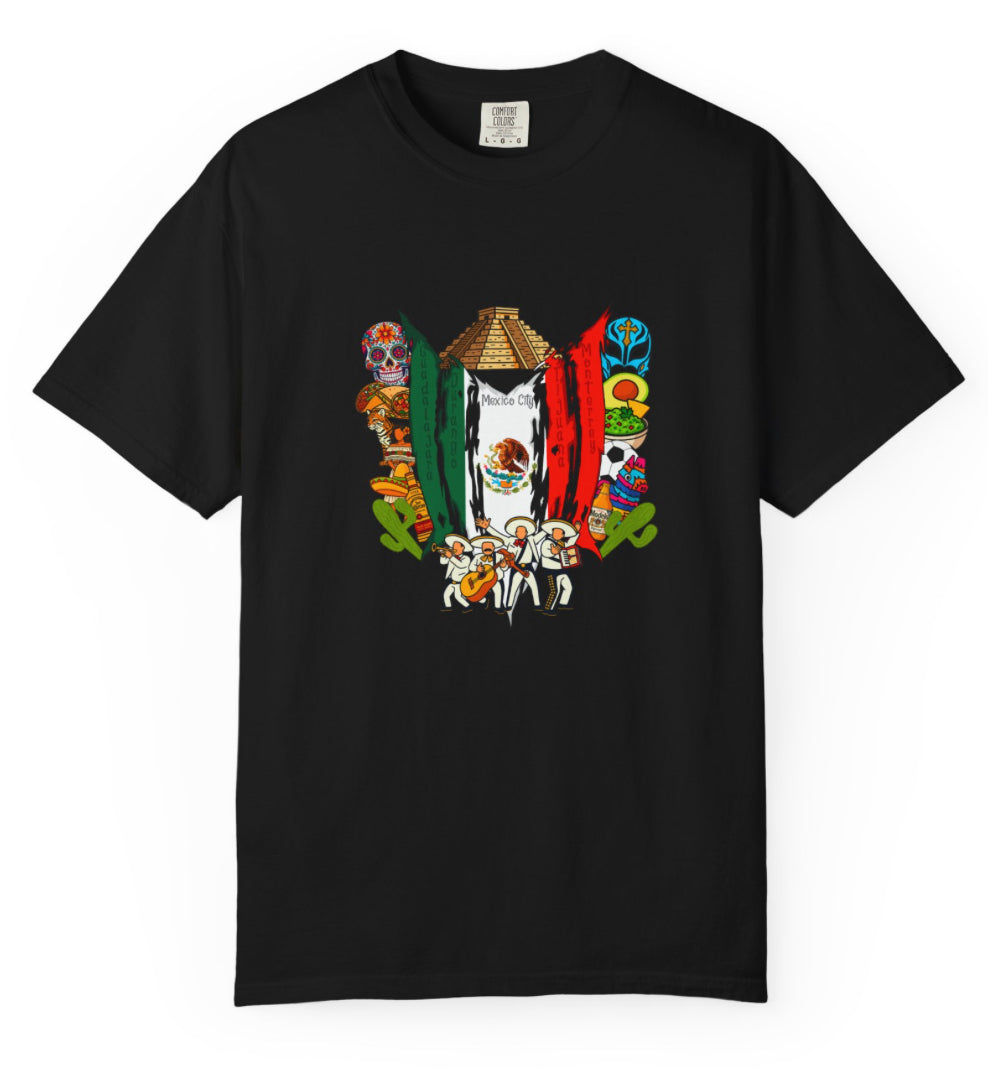 Mexico Modelo Collage T Shirt