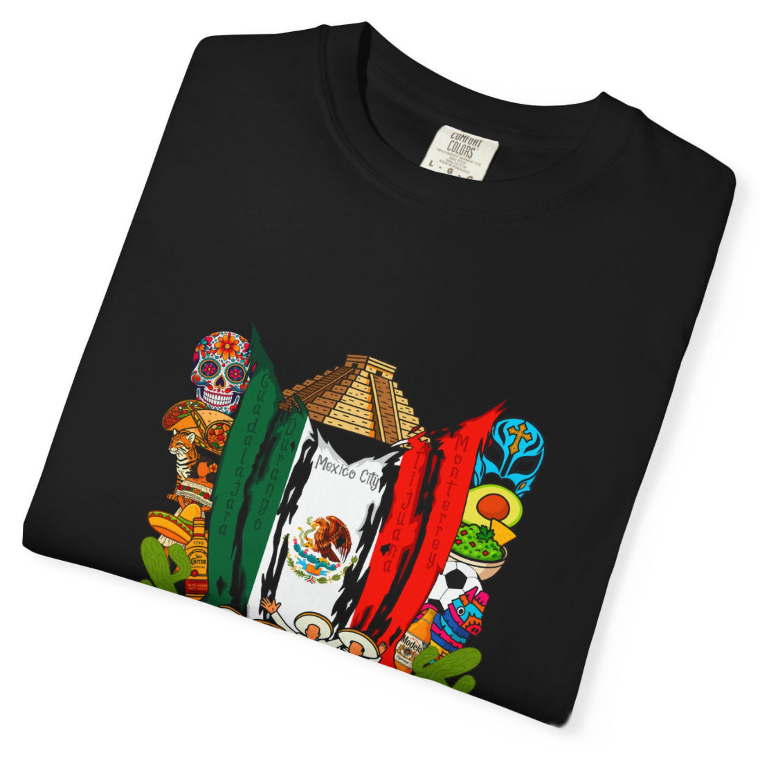 Mexico Modelo Collage T Shirt