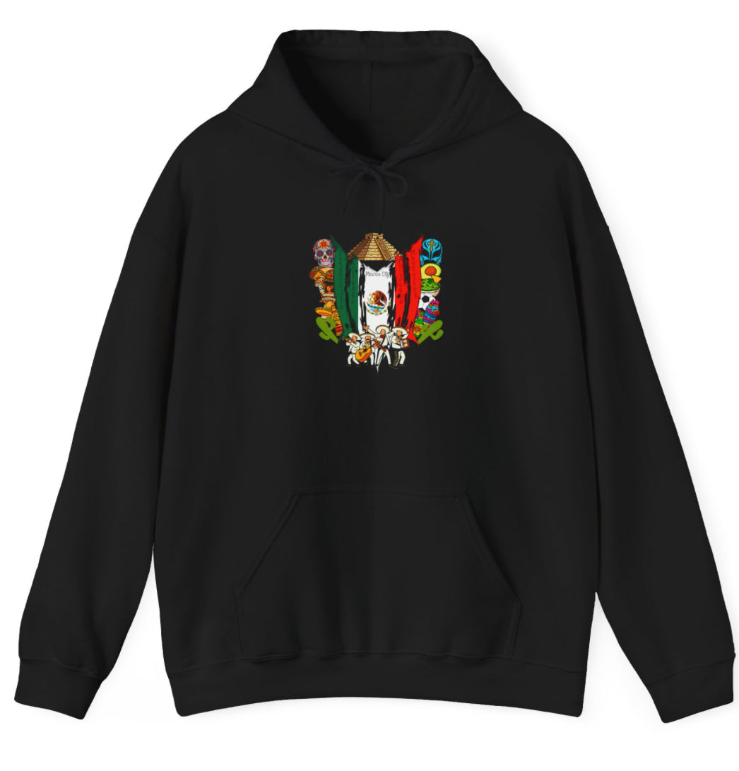 Mexico Dos Eq Collage Hoodie