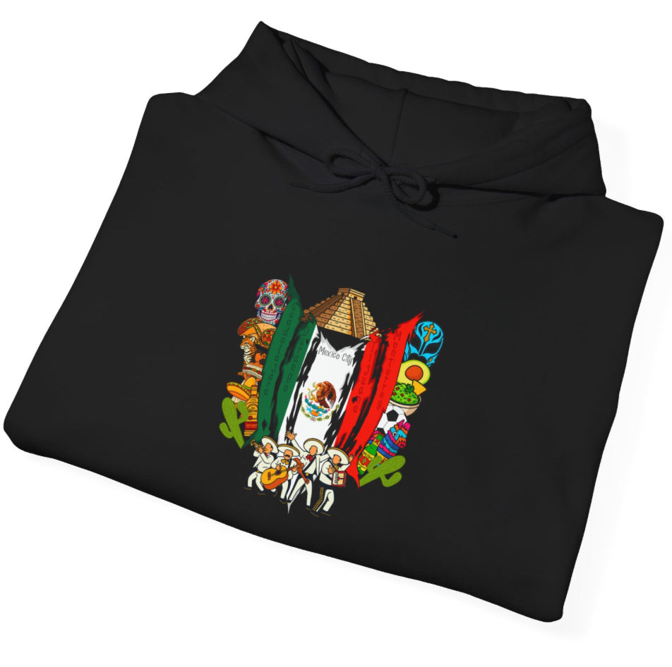 Mexico Dos Eq Collage Hoodie