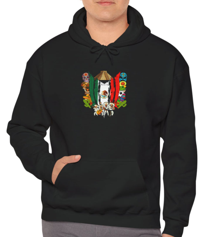 Mexico Dos Eq Collage Hoodie