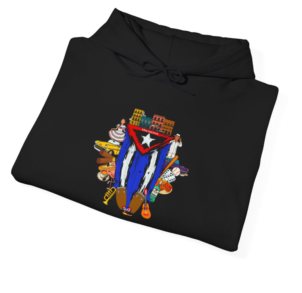 Cuba Collage Hoodie