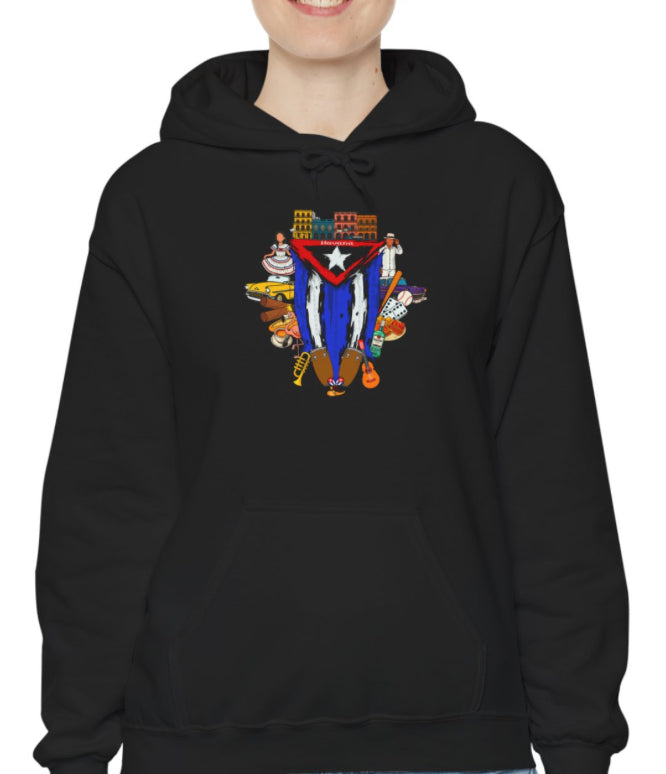 Cuba Collage Hoodie