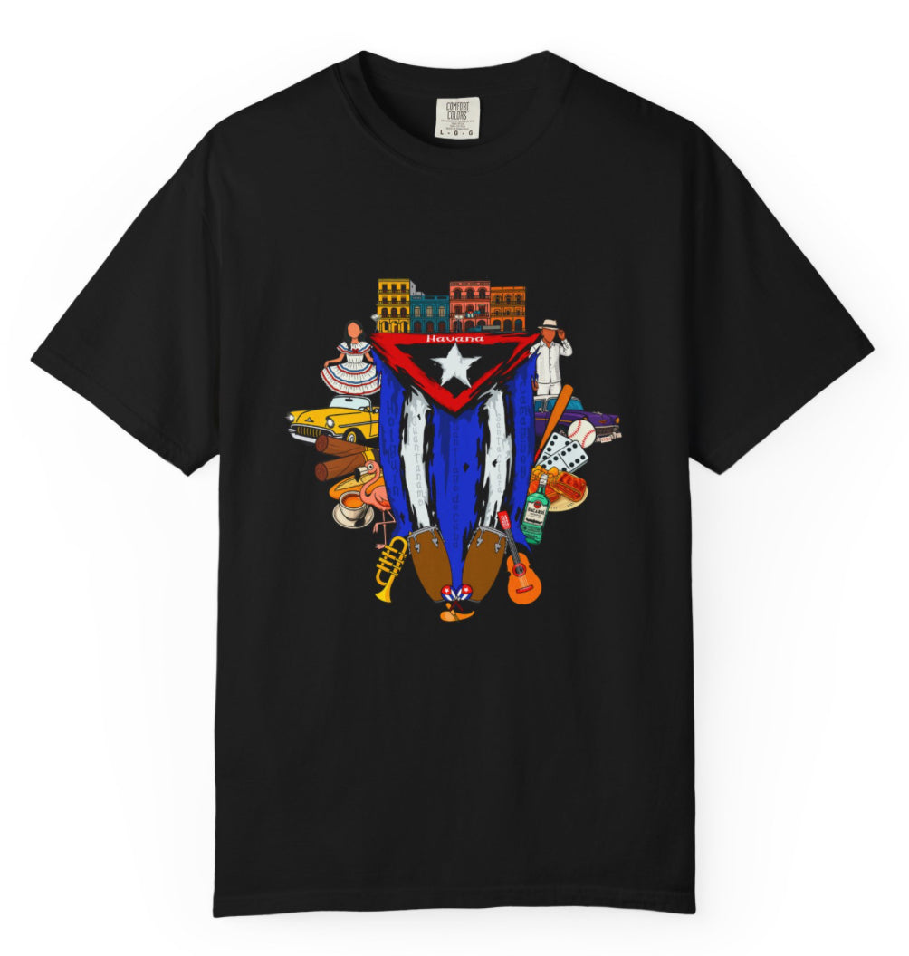 Cuba Collage T Shirt