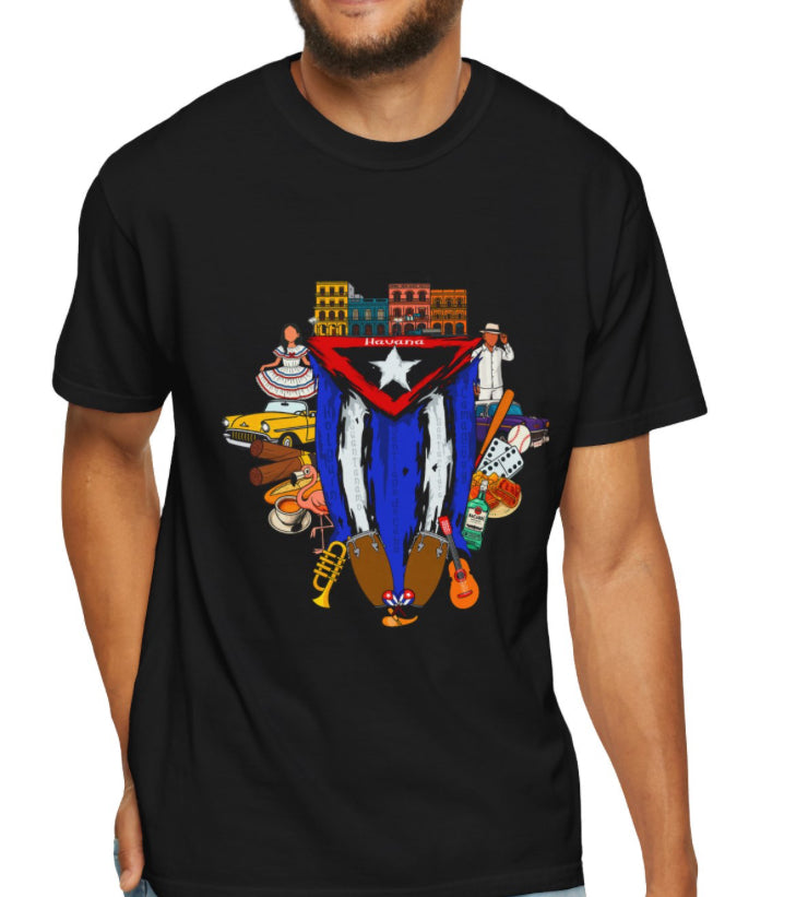 Cuba Collage T Shirt