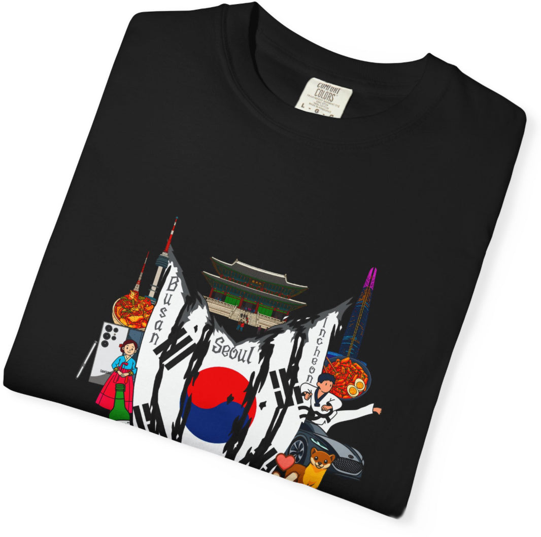South Korea LeSserafim Collage T Shirt