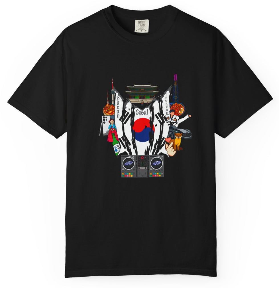 South Korea New Jeans Collage T Shirt