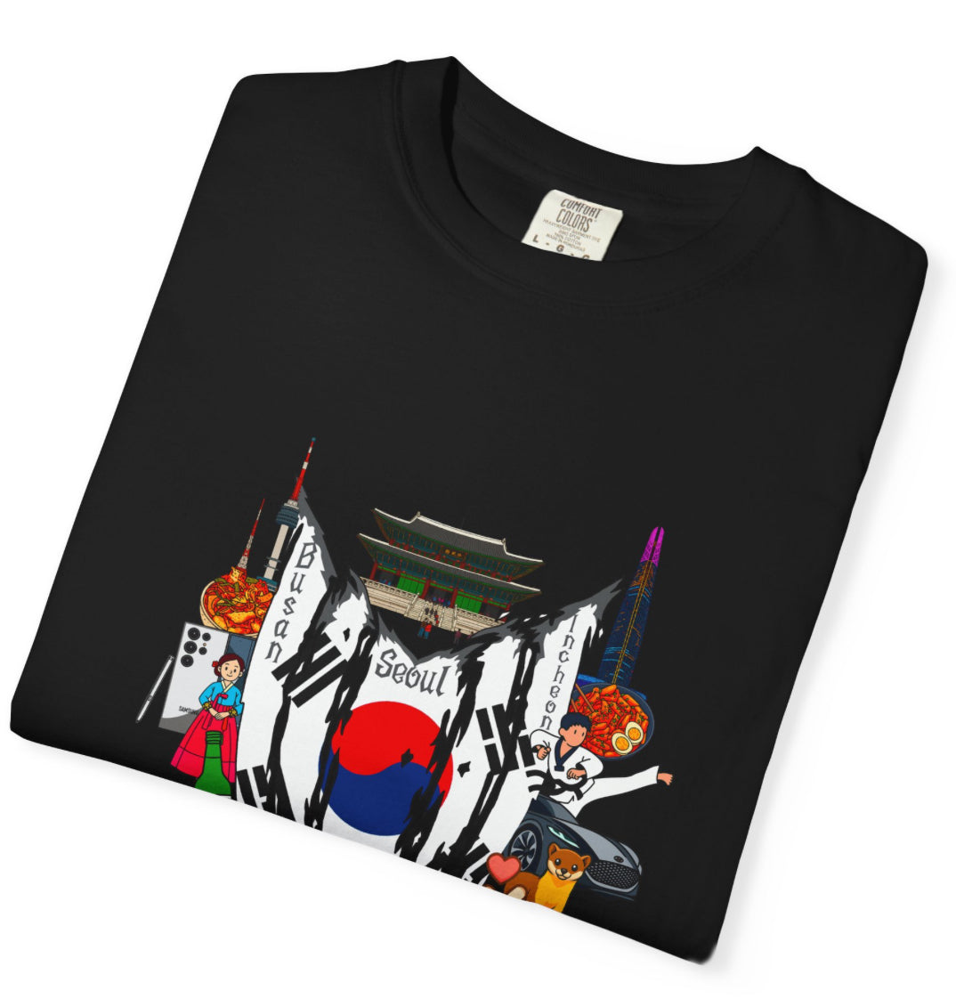 South Korea New Jeans Collage T Shirt