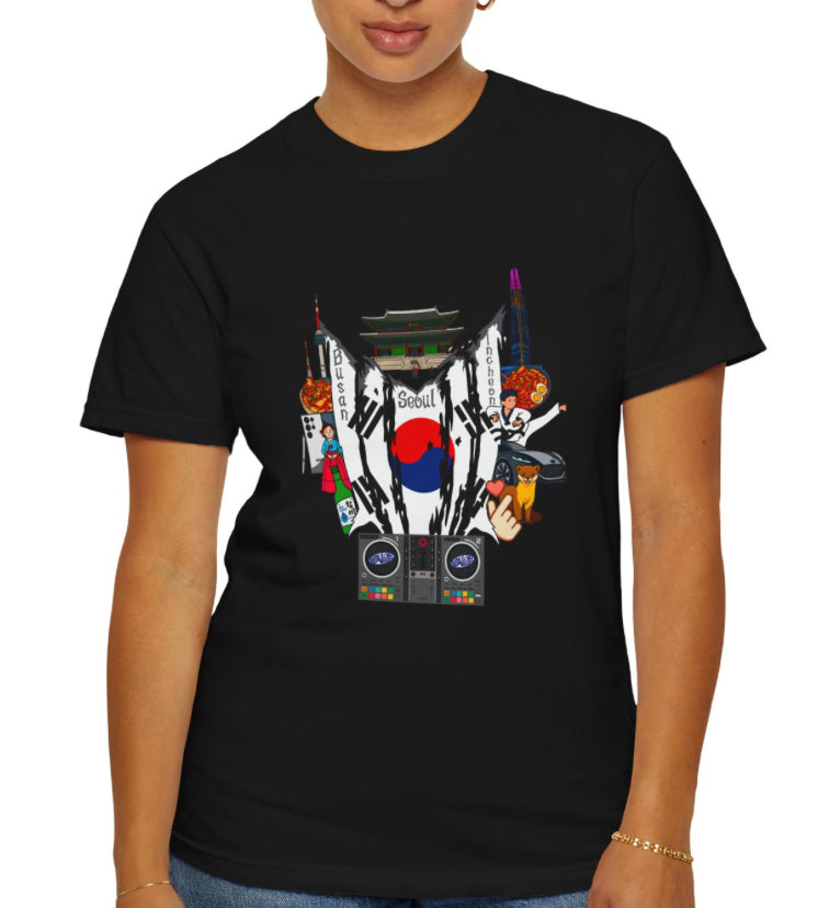 South Korea New Jeans Collage T Shirt