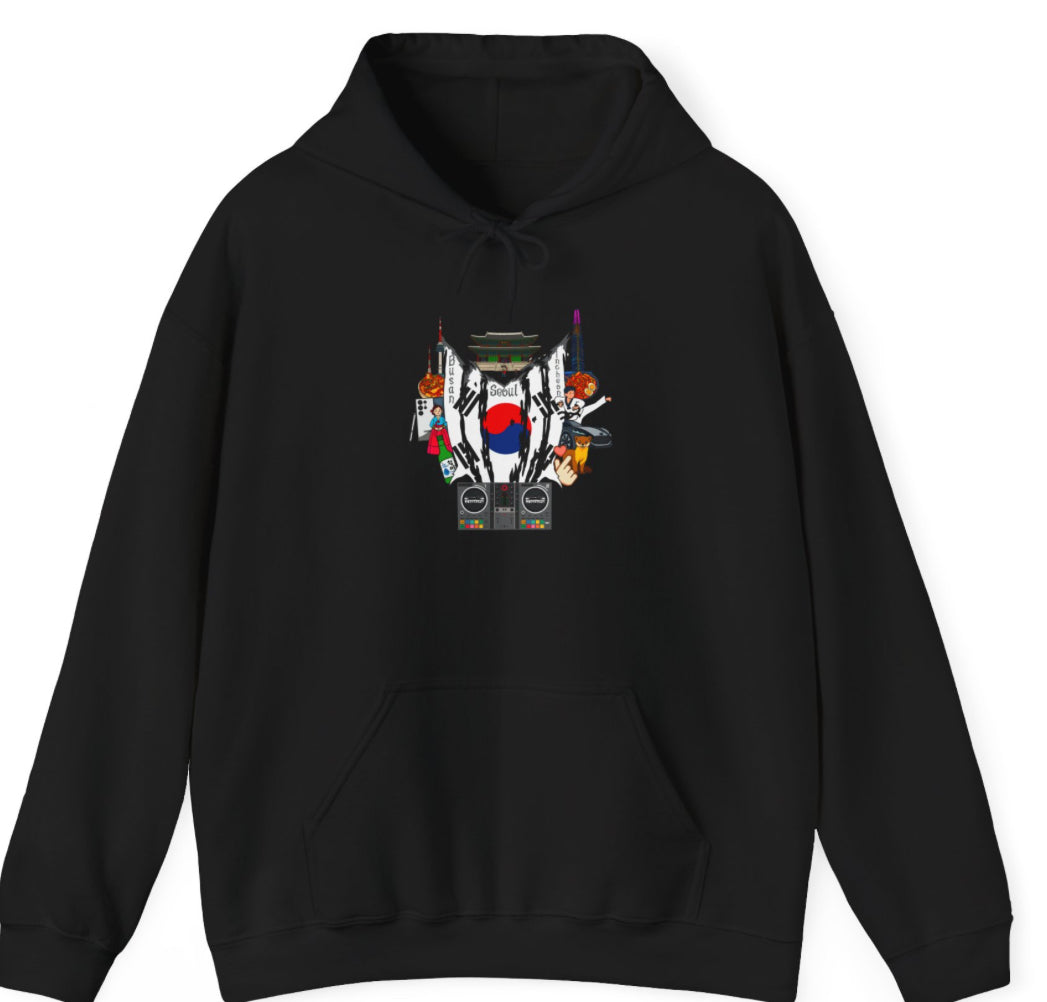 South Korea LeSserafim Collage Hoodie